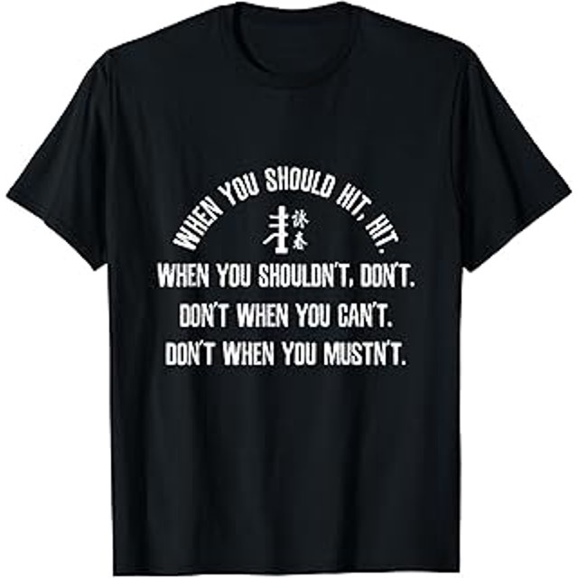 Chinese Kung Fu Mixed Martial Arts Wing Chun TShirt