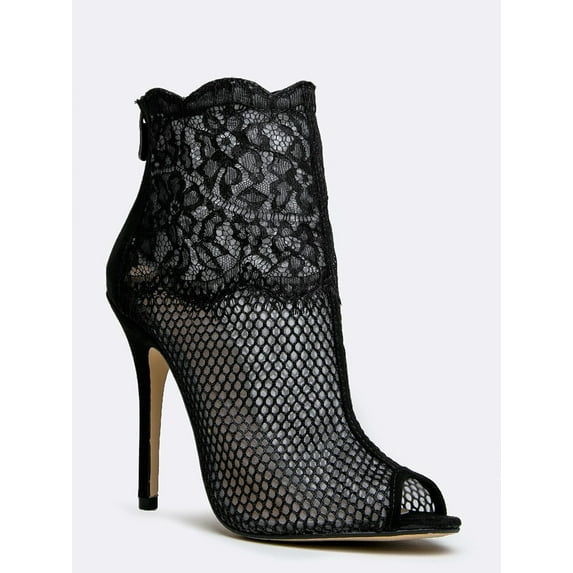 Chinese Laundry Jeopardy - Mesh Black 7.5