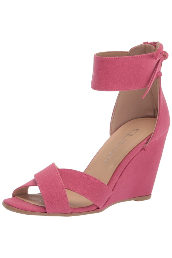Women's Canty Wedge Sandal, Fucshia, 7.5