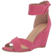 Chinese Laundry Womens Canty Wedge Sandal, Fucshia, 7.5