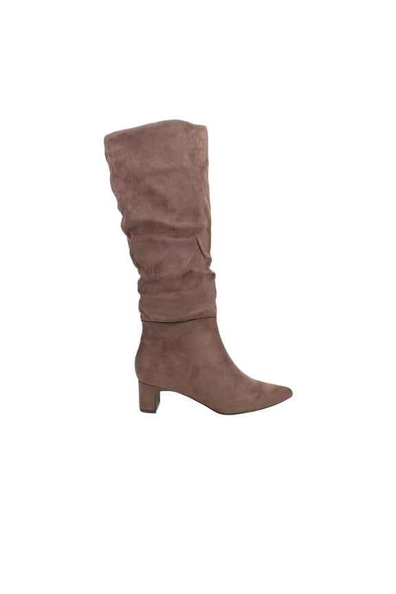Womens Noey Pointed Toe Pull On Tall Boots