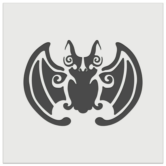Chinese Lucky Bat Symbol of Good Fortune DIY Cookie Wall Craft Stencil - 3.5 Inch