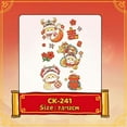 Chinese Lunar New Year Tattoo Stickers, 2025 Year of The Snake Tattoo