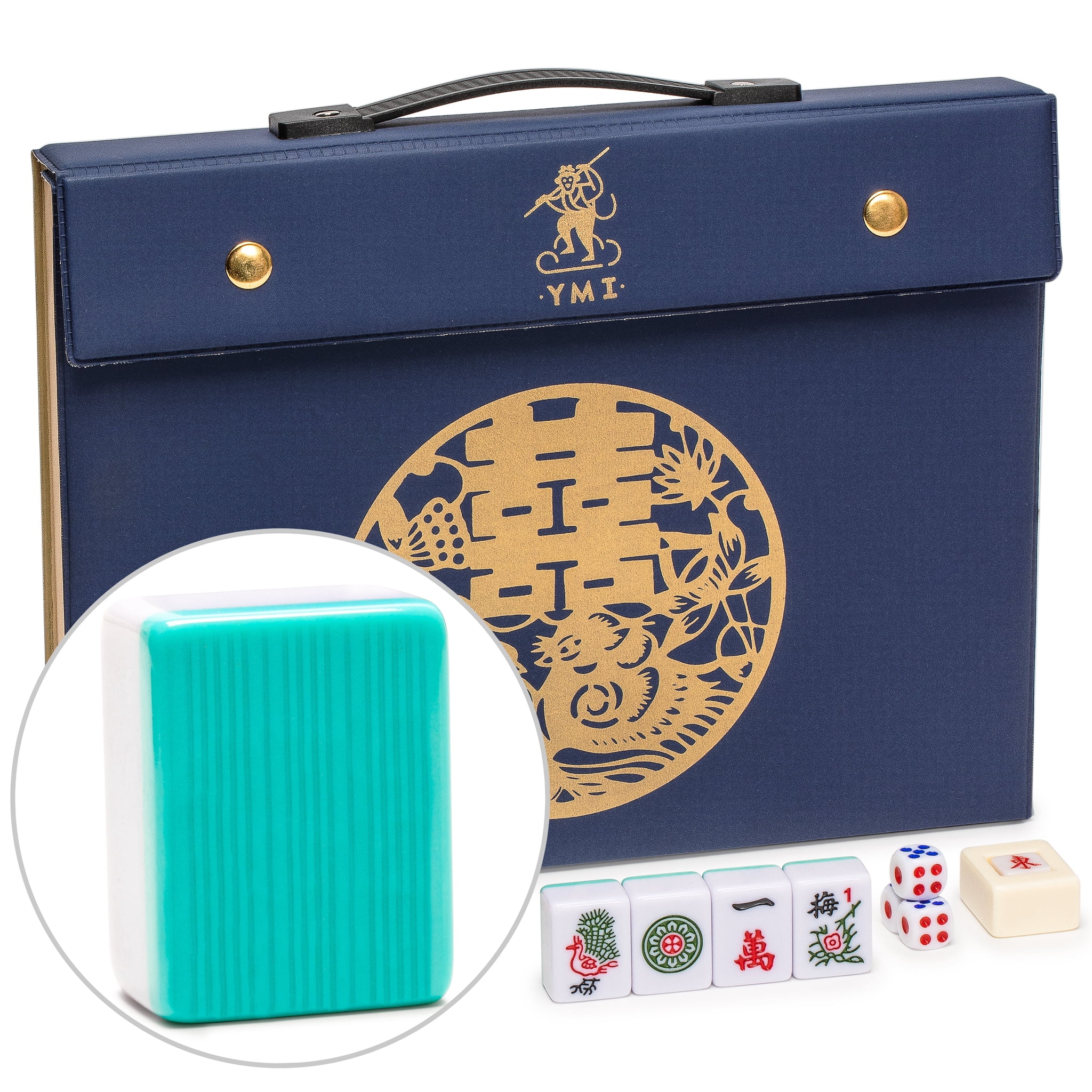 Chinese Mahjong Set, “Bleau Opal” with 146 Medium Tiles - Walmart ...
