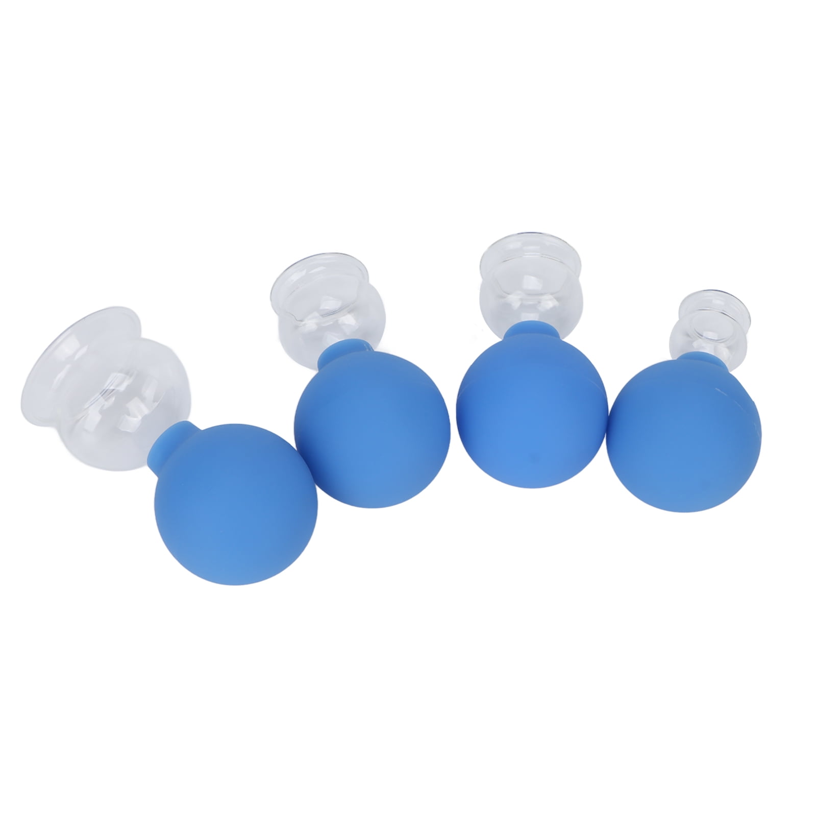 Chinese Massage Cups, Clear Glass Vacuum Suction Cupping Acupoint