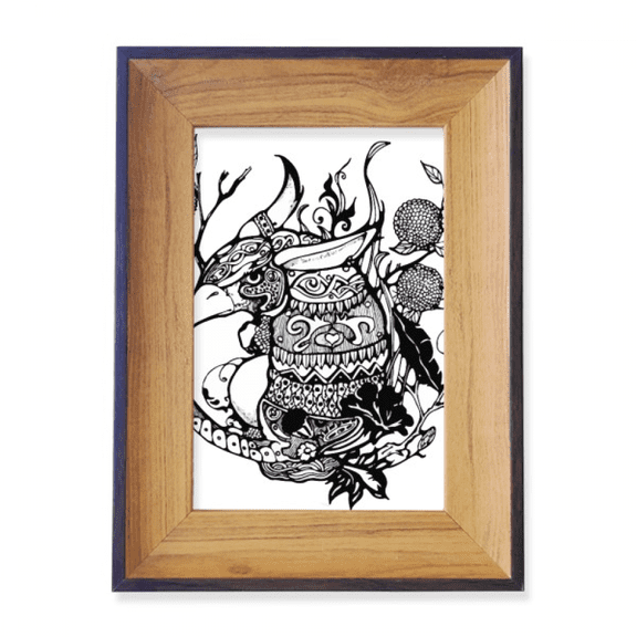 Chinese Masterpiece Mountains Rivers Drawing Photo Frame Exhibition Display Art Desktop Painting