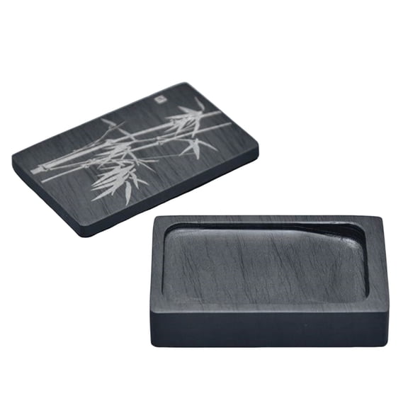 Chinese Natural Inkstone Calligraphy Ink Stone Student Inkwell Grinding Student Supplies