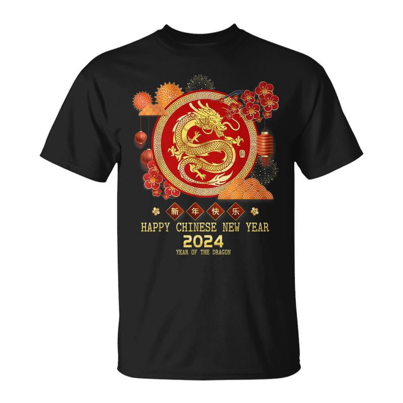 Chinese New Year 2024 Happy New Year 2024 Year Of The Dragon TShirt ...