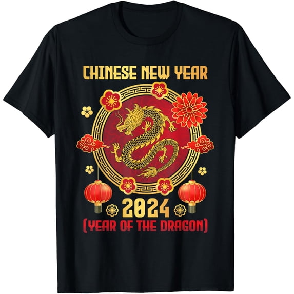 Chinese New Year 2024 Year Of The Dragon Happy New Year T-Shirt