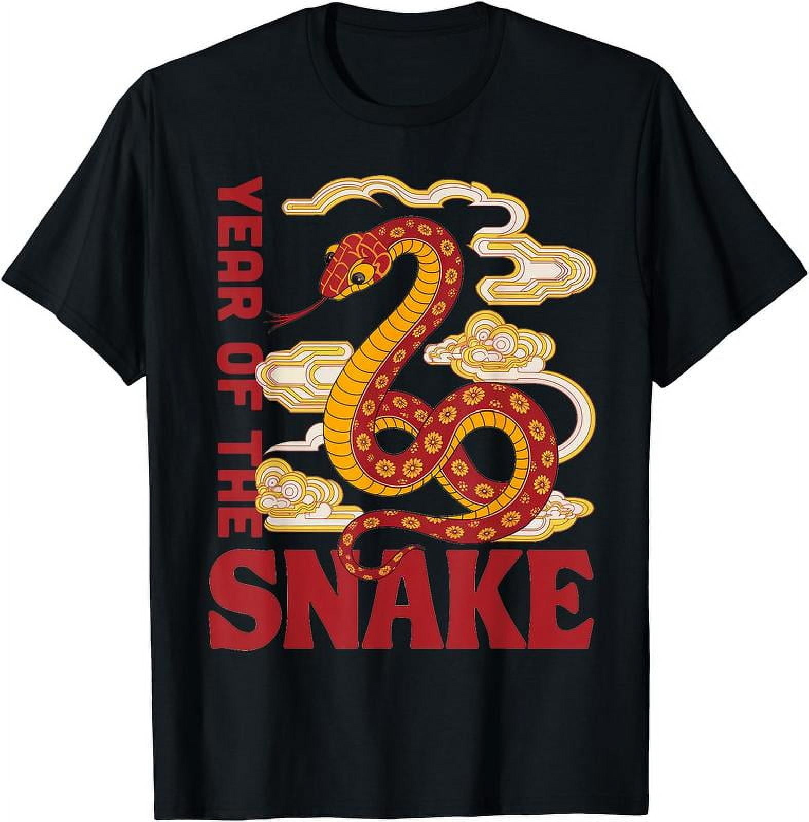Chinese New Year 2025 Snake Happy Lunar New Year Unisex Comfort Tee T