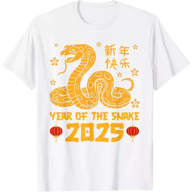 Chinese New Year 2025 Year Of The Snake Animal Cool Unisex TShirt