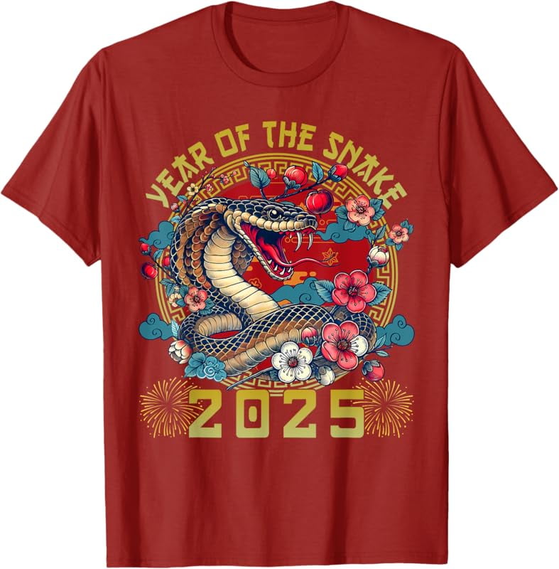 Chinese New Year 2025 Year Of The Snake Happy New Year 2025 TShirt