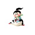 thumbnail image 1 of Chinese New Year 2026 Decorations with Two Immortal Plush Figurines,Festive Lunar New Year Office Desk Decor for Women,Cute Chinese New Year Decor Accent,1 Pack, 1 of 2