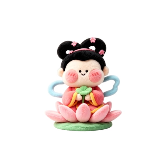Chinese New Year 2026 Plush Doll,Office Desk Decor for Women,Lunar New Year Decorations,1 Pack