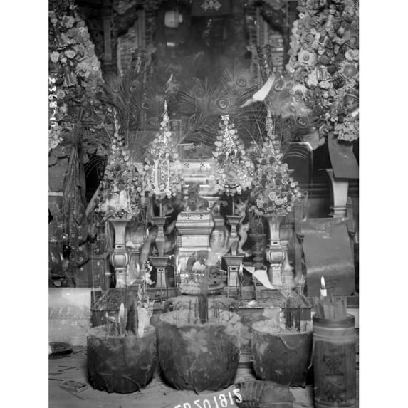 Chinese New Year C1913. Ndecorations For The Chinese Lunar New Year. Photograph C1913. Poster Print by
