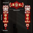 thumbnail image 1 of Chinese New Year Couplets 2025 Spring Festival Door Hanging Decor The Year of Snake Door Wall Stickers Home Party Ornament, 1 of 9