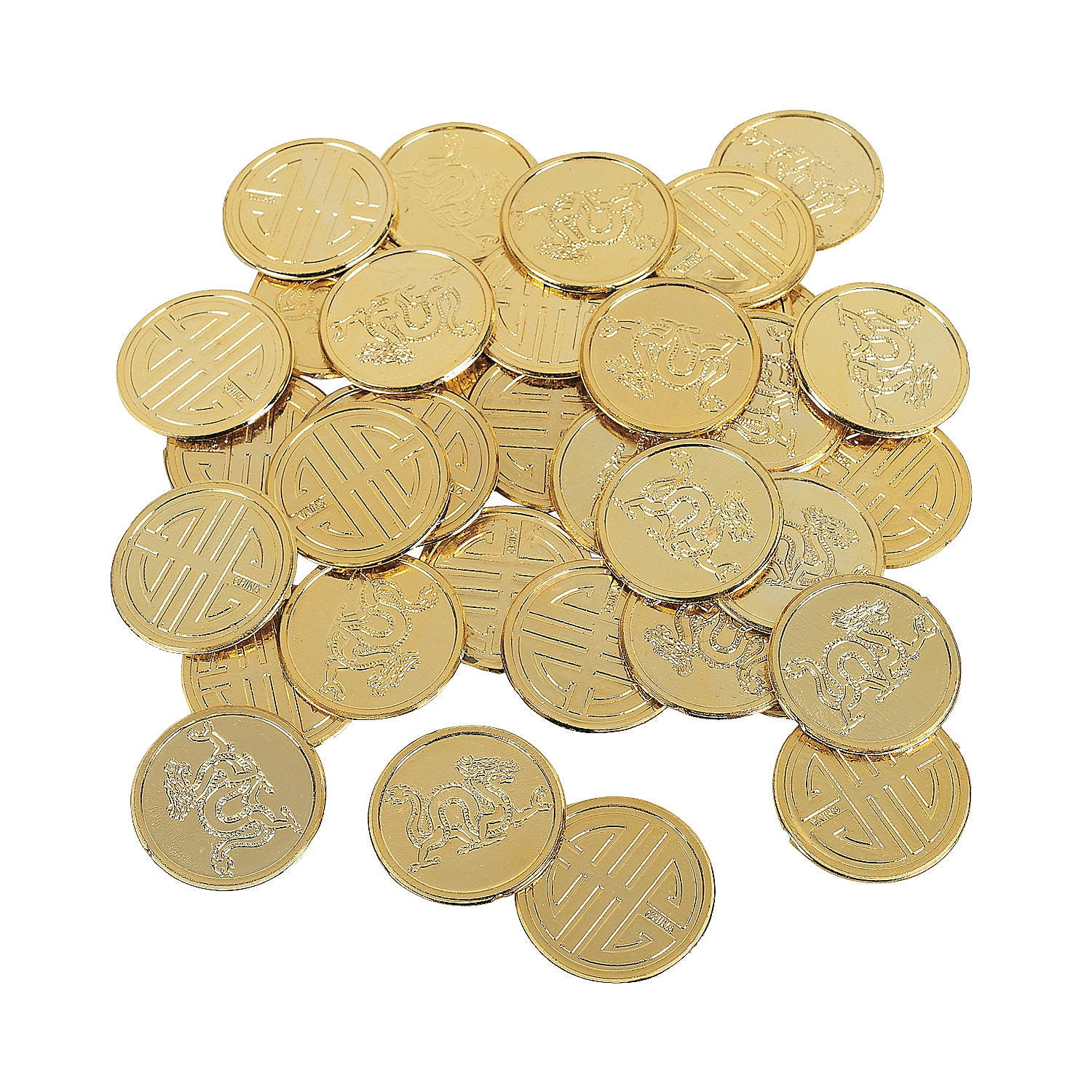 Chinese New Year Gold Coins (144Pcs) - Toys - 144 Pieces