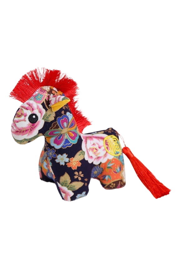 Chinese New Year Horse Plush, Horse Stuffed Animal, Cute Mini Horse Doll Figurine, Adorable Plush Stuffed Animal, Chinese Zodiac Stuffed Animals Ornaments, Cute Lunar New Years Gifts