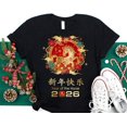 thumbnail image 1 of Chinese New Year Horse Shirt, 2026 New Year Chinese shirt, Happy Chinese New Year Shirt, Lunar New Year Horse Gift, New Chapter New Year Eve Tshirt All Size S-5XL, 1 of 5