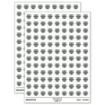 thumbnail image 1 of Chinese New Year Lion Dancer Head 200+ Round Stickers - White - Matte Finish - 0.50" Size, 1 of 3