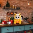 thumbnail image 1 of Chinese New Year Plush Toy - Transforming Zodiac Animal Doll with Hat, 10.6 Inch Soft Cotton Stuffed Animal for Spring Festival Decoration & Gift Yellow, 1 of 7
