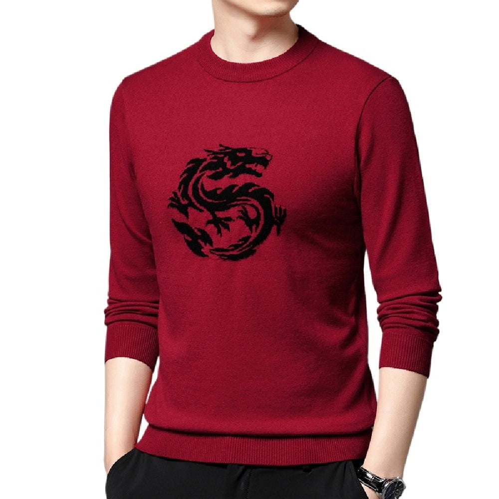 chinese new year red dragon