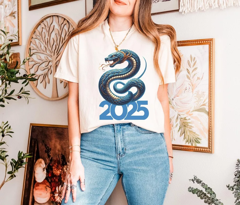 Chinese New Year Snake 2025 Zodiac Good Fortune Sweatshirt TShirt