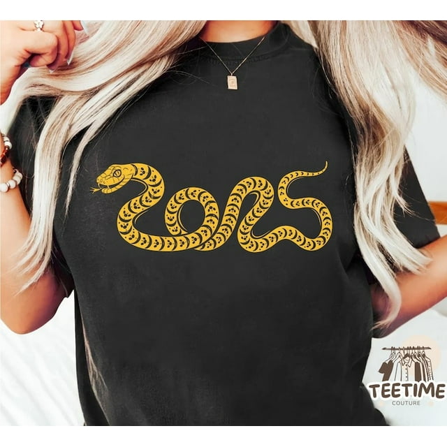 Chinese New Year Snake Shirt, 2025 New Year Chinese Shirt, Happy