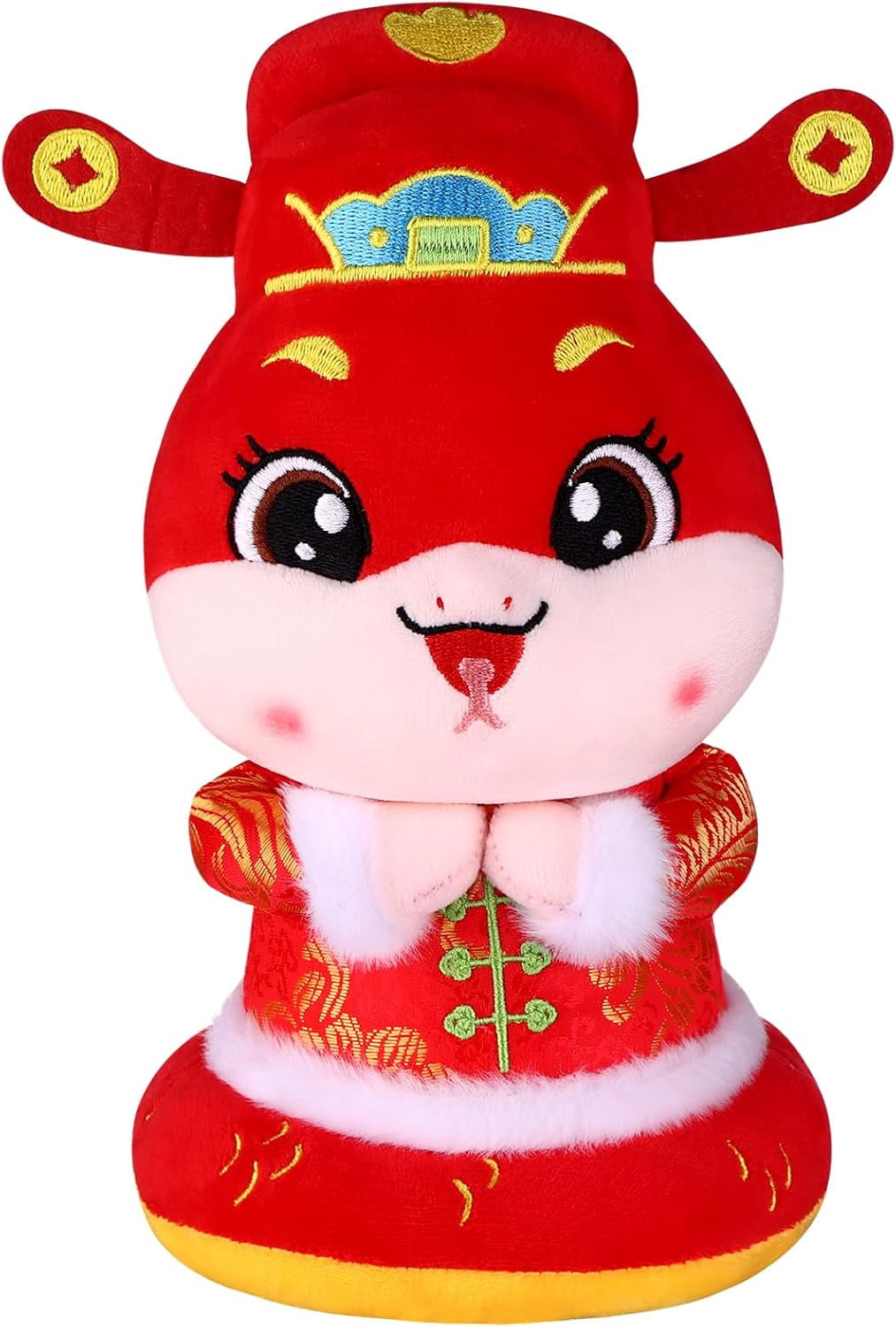 Chinese New Year Snake Stuffed Animals Plush Lunar Year Doll Snake, 25