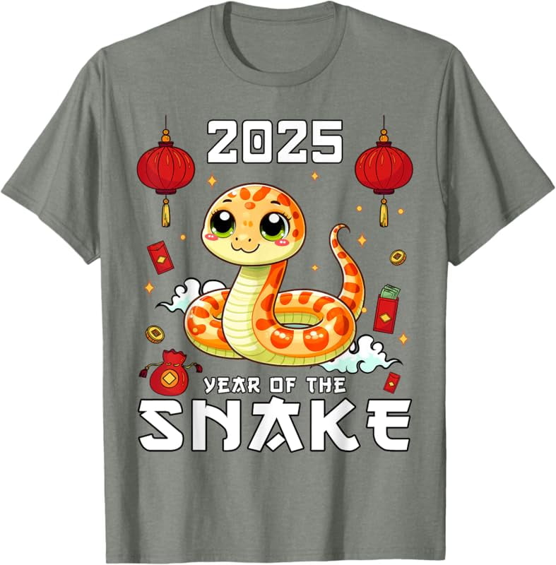 Chinese New Year Snake the Year of the Snake 2025 TShirt