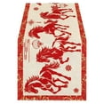 thumbnail image 1 of Chinese New Year Table Runner 2026 - Lunar New Year of The Horse Decorations Spring Festival Kitchen Dining Table Decor for Holiday Party, Indoor Outdoor Home Decorations 13x47 Inch, 1 of 6