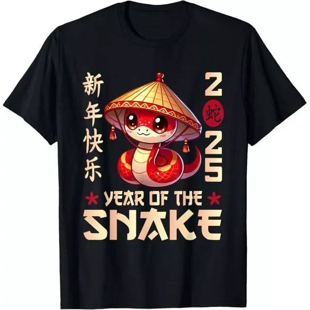 Chinese New Year Year Of The Snake 2025 Lunar New Year TShirt, Kid