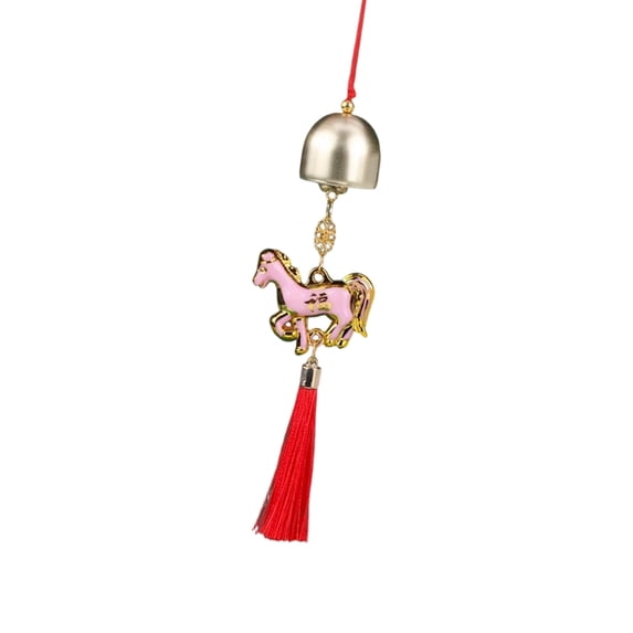Chinese New Years Horse Pendant Charm with Tassels Car Hanging Ornament ...