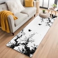 thumbnail image 1 of Chinese Painting 2'x6' Runner Rugs for Hallway Kitchen Bedside Non Slip, Traditional Culture Cool Bird Tree Branch Entryway Rug Runners with Rubber Backing, Long Carpet Runner for Laundry Room, 1 of 8