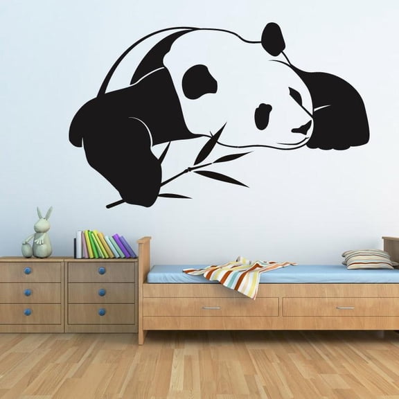 Chinese Panda Wall Sticker Animal Home Decor Removable Living Room Decoration Bedroom Wallpaper Murals 58x36cm