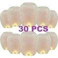 thumbnail image 1 of Chinese Paper Lanterns,30 Pack Chinese Lanterns, Paper Lanterns for Weddings, Birthday Party, New Years, Festival(White), 1 of 9
