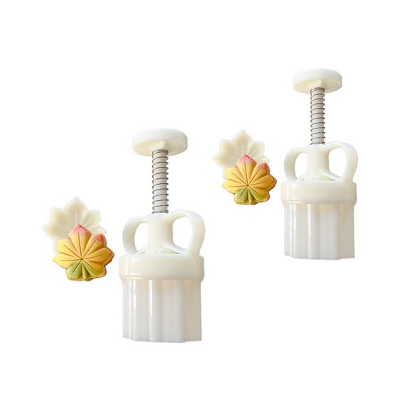 Chinese Pastry Mold Maple Leaf Shaped Molds Hand Press Biscuit Cookie Mould Efficient Cakes Dessert Baking Tools