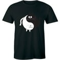 thumbnail image 1 of Chinese Philosophy Yin Yang Cat Animal Lover Retro Fashion Pet Men's T-dhirt T-Shirt, 1 of 4