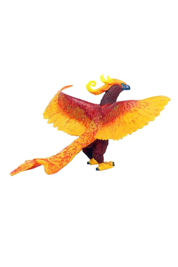 Chinese Phoenix Bird Model Kids Cognitive Toy Figurine Fairy Garden Decor