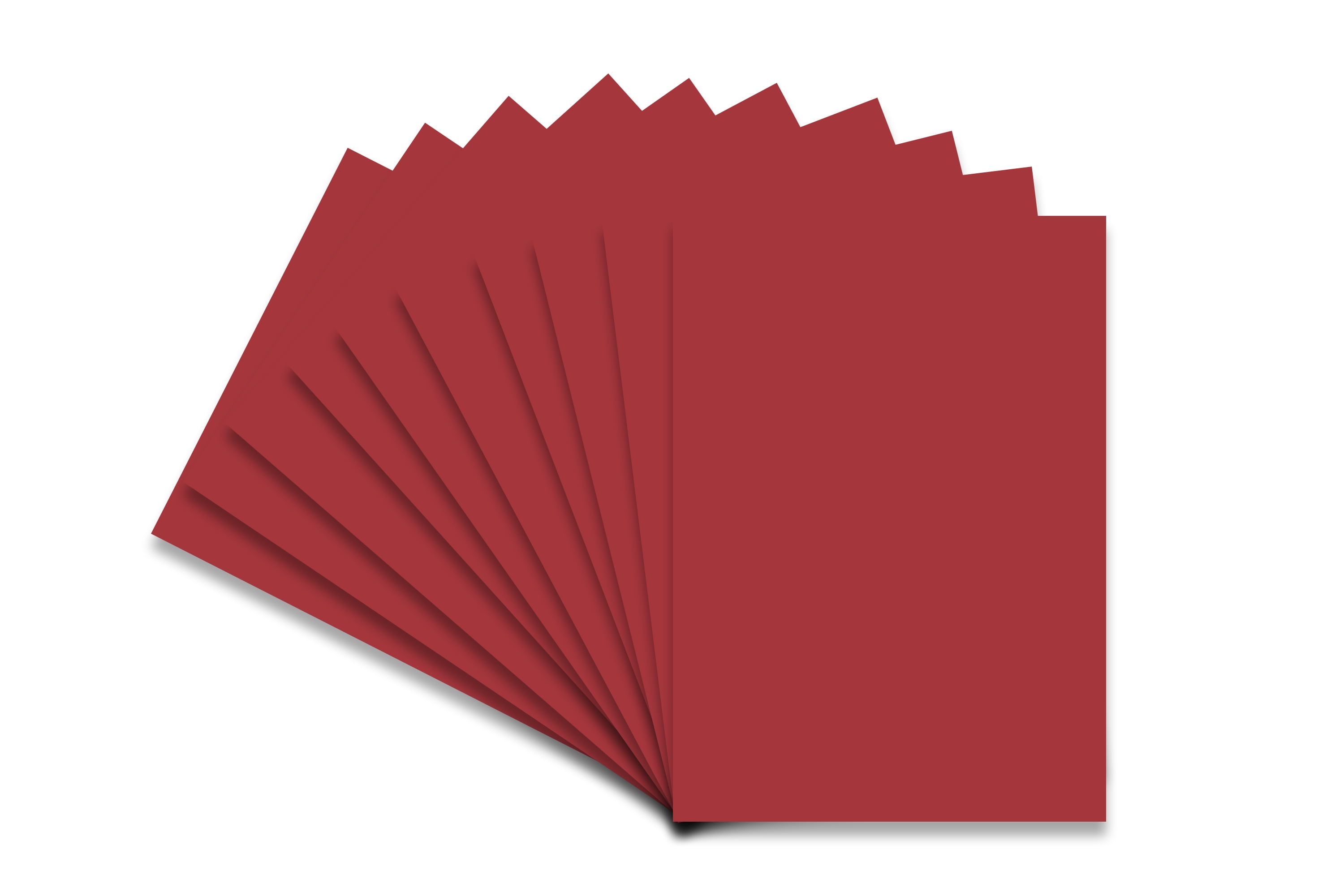 Chinese Red 8x10 Backing Board - Uncut Photo Mat Board (10-Sheets ...