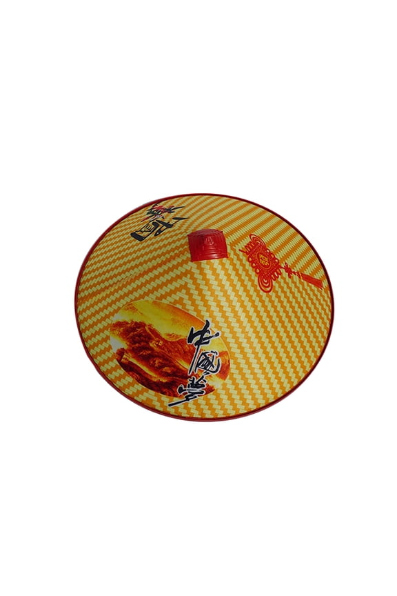 Chinese Retro Bamboo Rattan Fisherman Hat Handmade Weave Straw Bucket Hat