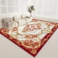thumbnail image 1 of Chinese Retro Festive Style Luxury Carpets for Living Room Red Decoration Home Bedroom Decor Non-slip Large Rug Washable Mat, 1 of 5