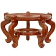 thumbnail image 1 of Chinese Rosewood 5 Leg Fishbowl Display Stand - Honey - Size 9.5 in. Base Diameter, 1 of 1