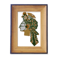 thumbnail image 1 of Chinese Shadow Play Head Portrait Photo Frame Exhibition Display Art Desktop Painting, 1 of 4