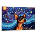 thumbnail image 1 of Chinese Shar Pei Dog Canvas Van Gogh Starry Night Wall Art Gifts Canvas Wall Art Frame Music Artist Customized Canvas Framed Photo Art Work For The Bedroom(Gifts For Dog Lover ), 1 of 6