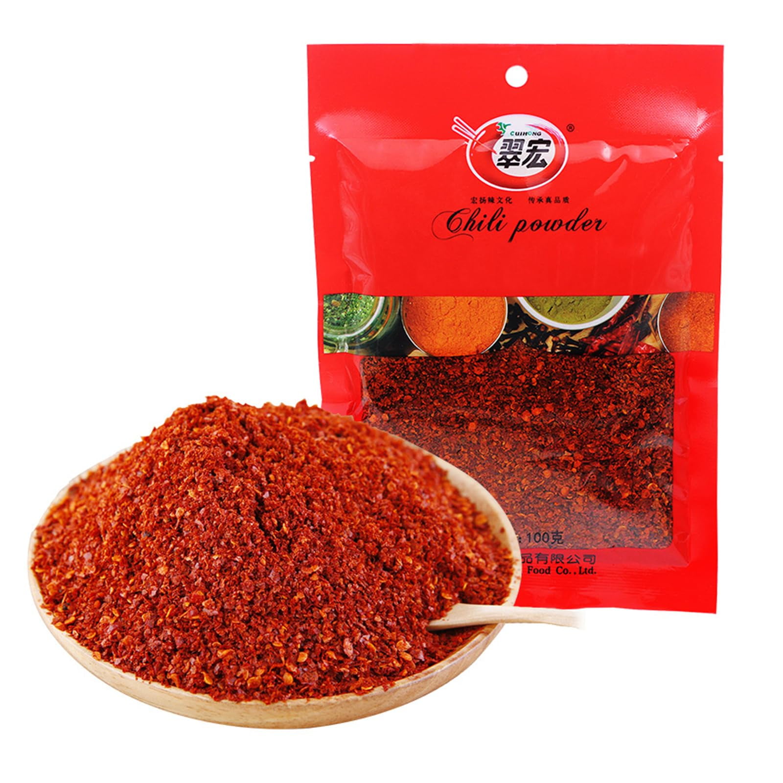 Chinese Sichuan red Chili AIF4 Powder 100g/3.52 oz, Original imported ...