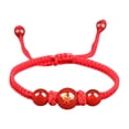 Chinese Snake Red String Bracelets Adjustable Luck Charm Jewelry Stone ...