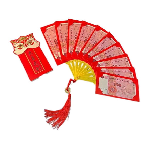 Chinese Spring Festival Red Pockets Best Wish Lucky Money New Z2 Gift/ V4P3