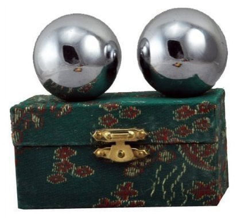 Chinese Stainless Steel Plain Chi Balls, Hand Massage Balls, Hand