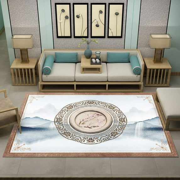 Chinese Style Carpets for Living Room Sofas ration Large Area Rugs Bedroom Design Rug Anti-skid Floor Mats Bay Window Mat